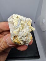 Émeraude au vanadium sur quartz avec aigue-marine – Lot