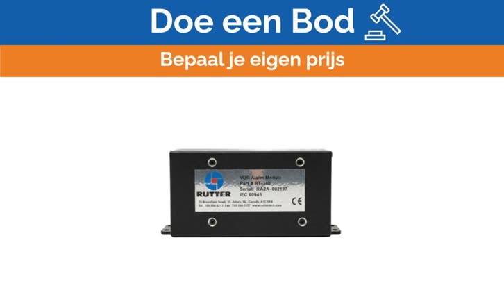Bieden: Rutter VDR-100 Alarm Module RUT-00675 Marine Electr, Sports nautiques & Bateaux, Accessoires navigation, Enlèvement ou Envoi