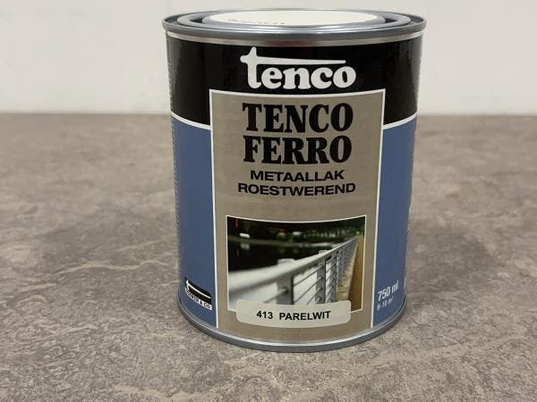 Veiling - 3x Tenco Ferro metaallak parelwit 750ml, Bricolage & Construction, Peinture, Vernis & Laque