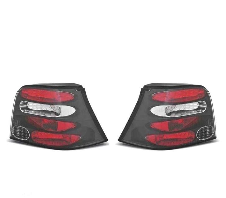 FEUX ARRIÈRE POUR VOLKSWAGEN VW GOLF 4 97-03 FOND NOIR LEX, Auto-onderdelen, Verlichting, Verzenden