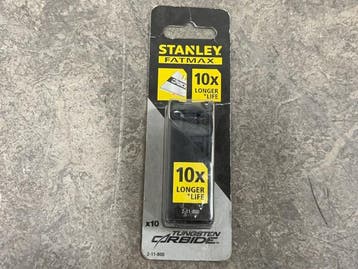 Veiling - 6x Stanley carbide trapeziummessen 10-pack Fatmax, Nieuw