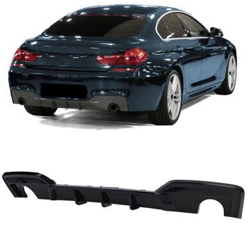 Diffuser Glans Zwart BMW 6 Serie F06 F12 F13 B9767, Auto-onderdelen, Nieuw, Achter, BMW