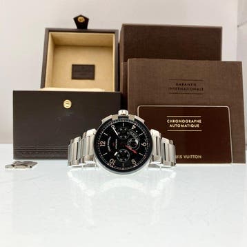 Louis Vuitton - Tambour Chronograph GMT - Q10520 - Homme -