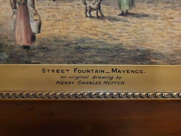Henry Charles Heffer (1848-1931) - Street Fountain, Mayence