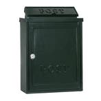 Brievenbussen aluminium B6 Brievenbus Groen Brievenbussen, Tuin en Terras, Verzenden, Nieuw