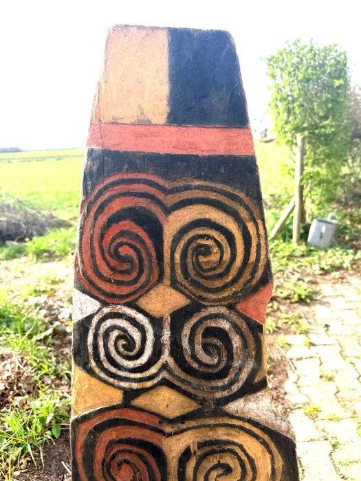 veld verzamelde schild Jakai-gebied - Jakai - West Papua, Antiek en Kunst, Kunst | Niet-Westerse kunst