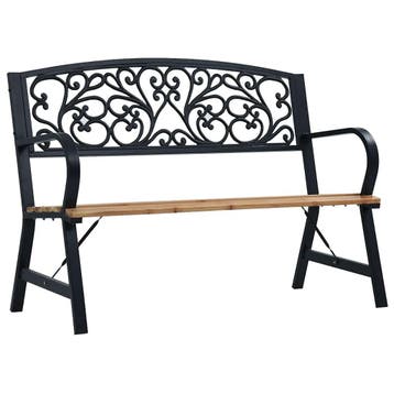 vidaXL Tuinbank 120 cm hout, Verzenden