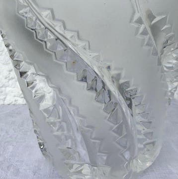 Lalique - Marc Lalique - Vase - Lobelia - Cristal, Antiquités & Art