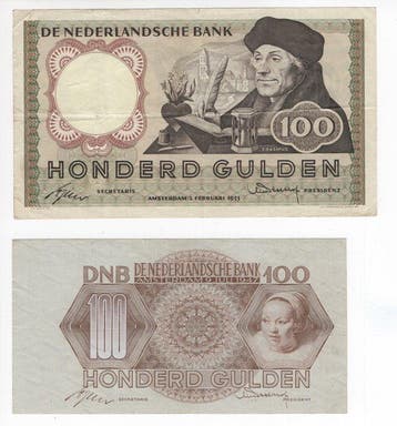 Nederland. - 3 x 100 Gulden - 1947/1970 (Zonder