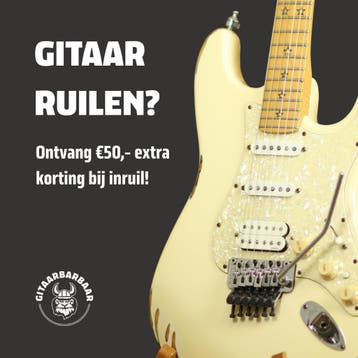 Elektrische gitaar inruilen? Ontvang €50 extra korting!, Verzenden, Zo goed als nieuw
