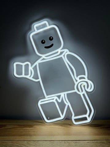 Enseigne lumineuse au néon - LEGO - Plexi