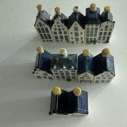 Maison KLM - KLM - 11 petites maisons KLM, Antiek en Kunst, Antiek | Wandborden en Tegels