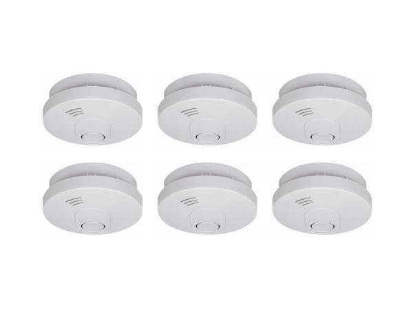 Veiling - Elro rookmelder 6-pack FS1510, Doe-het-zelf en Bouw, Alarmsystemen