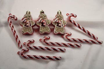 kerstornament in de vorm van een koekmannetje en, Diversen, Nieuw