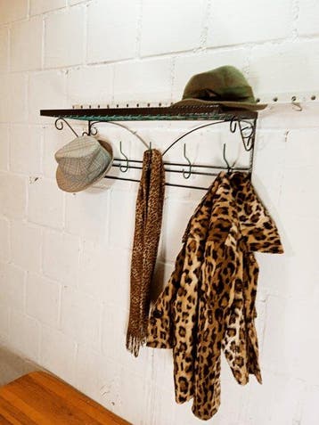 Kapstok - Vintage smeedmetaal hanger - Staal