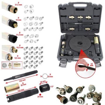 KS Tools Slotbouten Demontage Kit 15-delig, Verzenden, Nieuw