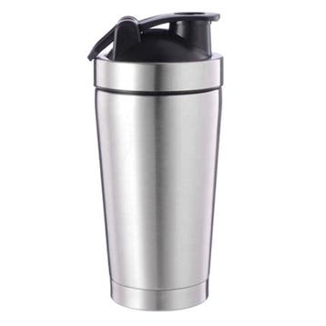 Fitness beker 500 ml | roestvrij stalen proteïne shaker, Ophalen of Verzenden