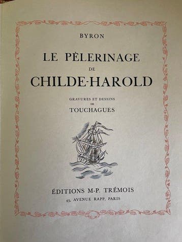 Byron / Touchagues - Le Pèlerinage de Childe-Harold [1/20 de