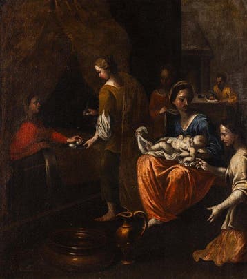 Scuola genovese (XVII) - Nascita della Vergine