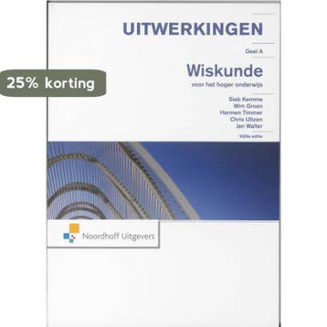 Wiskunde HO A - uitwerkingen 9789001702496 Sieb Kemme, Boeken, Verzenden, Gelezen, Sieb Kemme