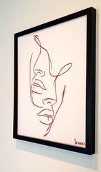 Liesens - Me and you (handpainted on canvas) met lijst