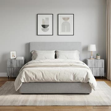 vidaXL Nachtkastje 2 st Grijs sonoma 43 x 34,5 x 49,5 cm, Verzenden, Nieuw