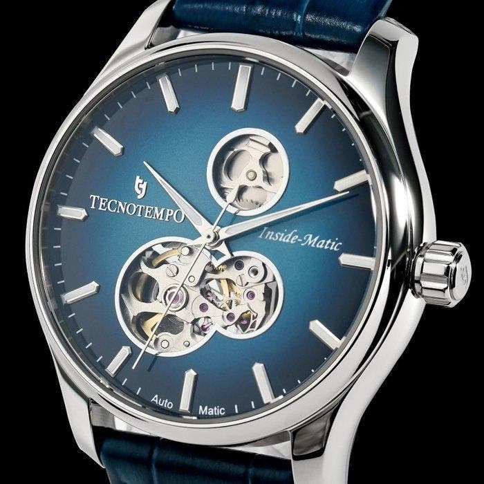 Tecnotempo - Inside Matic - Automatic - Blue Dial - -, Handtassen en Accessoires, Horloges | Heren