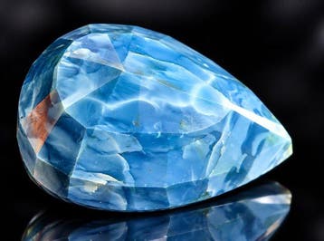 Natuurlijke blauwe opaal uit Australië -223,05 ct - geslepen