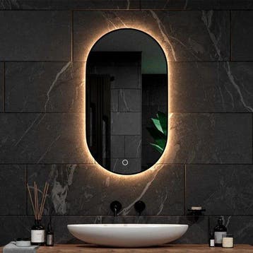 2dekans | Mirlux Badkamerspiegel met LED Verlichting &, Huis en Inrichting, Ophalen of Verzenden, Nieuw