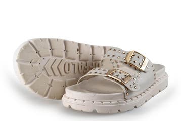 Buffalo Sandalen in maat 39 Beige, Kleding | Dames, Verzenden, Beige, Sandalen of Muiltjes, Zo goed als nieuw