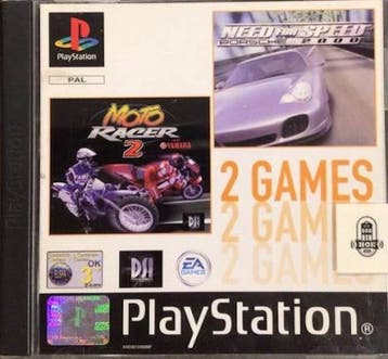 Need for Speed Porsche 2000 & Moto Racer 2 (PS1 Games), Ophalen of Verzenden