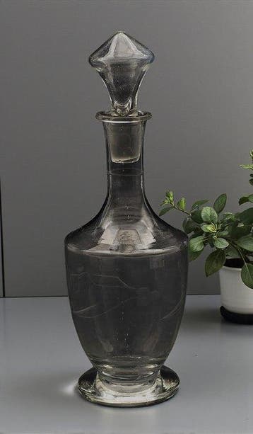 Karaf (21) - Kristal, Glas - Verzameling wijndecanteerders, Nieuw