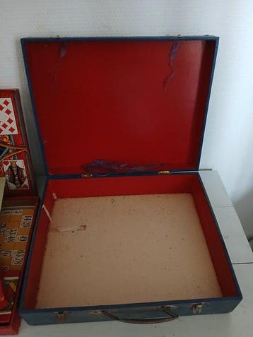 Bordspel - Coffret de jeux: Roulette, Jeu de lOie, Loto,, Antiek en Kunst