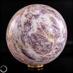 natuurlijke aardbeiquarts-kogel uit Pakistan – warme