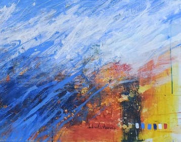 Antonio Civitarese - BREZZA DI MARE _tempera grassa_90x80cm_