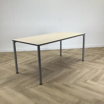 Eromes kantinetafel 160x80 cm, Ahorn - grijs, Gebruikt, Bureau