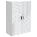 vidaXL Wandkast Wit 66 x 34,5 x 90 cm Bewerkt hout, Huis en Inrichting, Verzenden, Nieuw