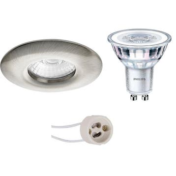 LED Spot Set - Dimbare Ronde Inbouwspot IP65 3W LED Lamp War, Verzenden