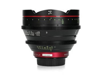 Canon CN-E 14mm T3.1 L F - Canon EF - Groothoeklens, Ophalen of Verzenden, Zo goed als nieuw