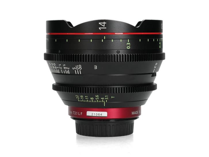 Canon CN-E 14mm T3.1 L F - Canon EF - Groothoeklens, Audio, Tv en Foto, Foto | Lenzen en Objectieven, Zo goed als nieuw, Ophalen of Verzenden