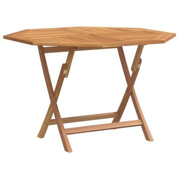 Tuintafel Teak 110cm | -55% Retour Deal | Sla je slag!, Tuin en Terras, Verzenden, Gebruikt, Vierkant, Teakhout