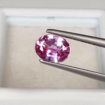 Zonder minimumprijs - 1 pcs Roze Saffier - 1.19 ct -