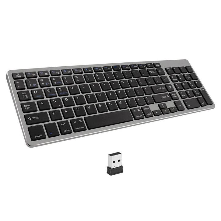Elementkey V07 Draadloos Toetsenbord met Numeriek, Informatique & Logiciels, Claviers, Envoi