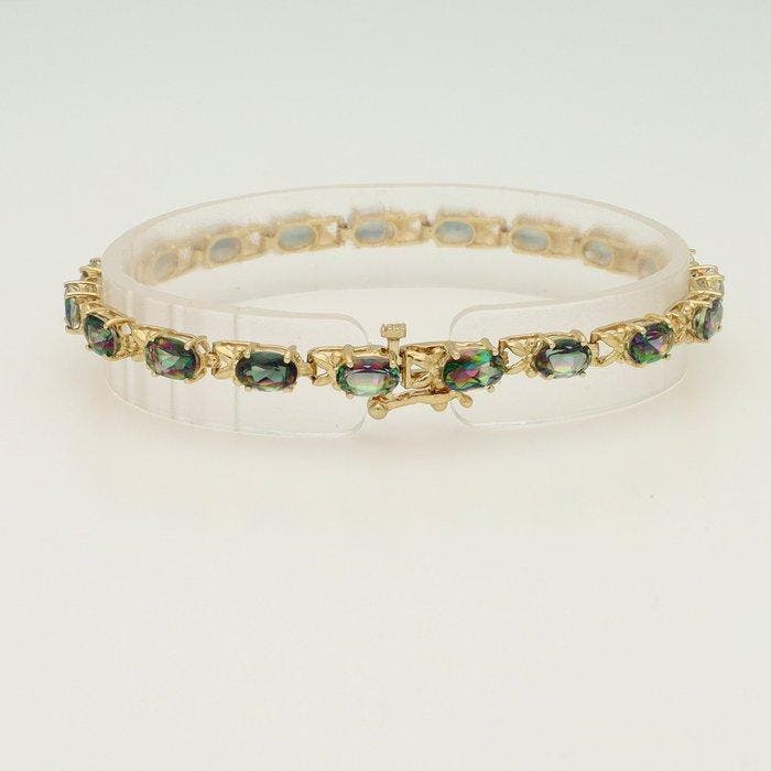 Bracelet - 14 carats Or jaune - Fluoriet, Bijoux, Sacs & Beauté, Bijoux anciens