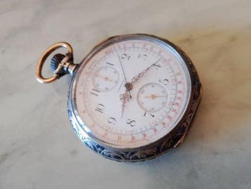 Longines - Classic Chronograph - 117352 - 1900-1949, Handtassen en Accessoires, Nieuw