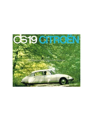 1964 CITROEN DS 19 BROCHURE NEDERLANDS, Nieuw