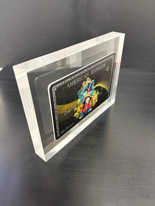 N.Nathan - Plexi Card Mr.Picsou, Antiquités & Art, Art | Objets design