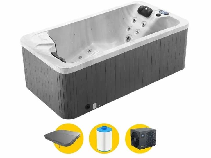 Weau Iseo professionele spa met warmtepomp 2 persoons, Tuin en Terras, Bubbelbaden en Hottubs, Ophalen of Verzenden