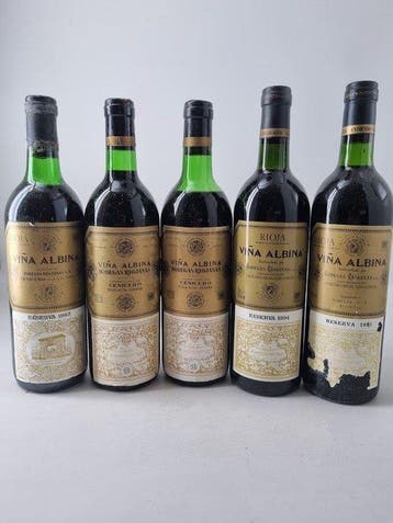1994 , 1991, 1982 Bodegas Riojanas, Viña Albina Reserva &, Nieuw