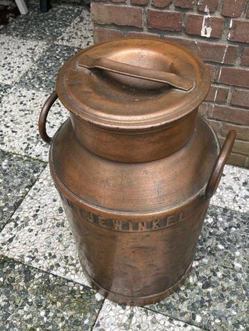 Pot à lait - Cuivre - Bidon de lait en cuivre, Antiquités & Art